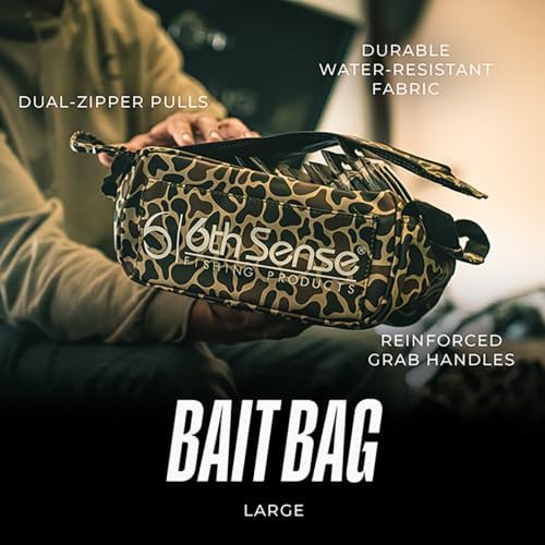 6th Sense – Bait Bag Fishing Tackle Storage Organizer, Water-Resistant Bag - Image 5