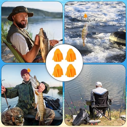 Gemscream 30 Pcs Catfish Rattles for Catfishing, Fishing Rattles with 15 Stainless Steel Beads, Rocket Shaped Inline Fish Attractor Fishing Tackle for Catfish Bass Pompano - Image 6