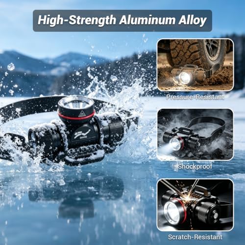 Diving Headlamp Scuba Dive Light, 5 Modes, Bright, Underwater 60m - Image 6