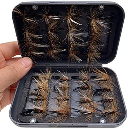 Fly Fishing Flies Kit 40/137pcs Dry/Wet Flies Assortment Nyphms Popper Streamer for Trout Bass Steelhead Fish+ Fly Box - Image 3