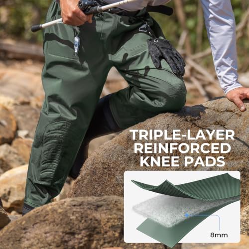 Calamus WaveWalker Waist Waders with Boots, Hip Waders for Men - Image 4