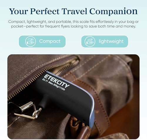 Etekcity Luggage Scale, Digital Suitcase Weight Scale for Travel, 110 lb - Image 3
