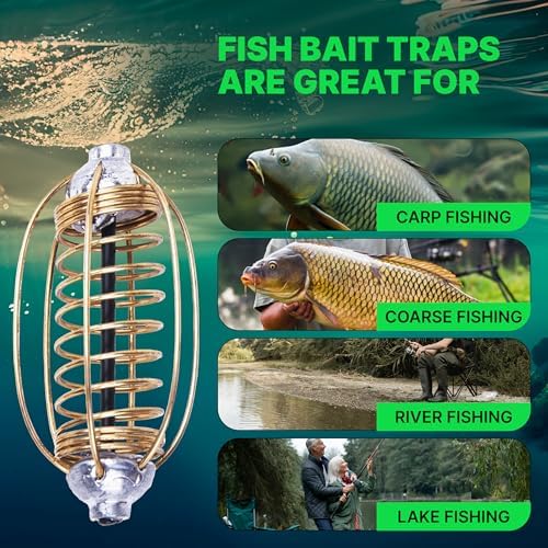10pcs Spring Fishing Feeder Carp Сrucian Bream Tackle Cage - Image 6