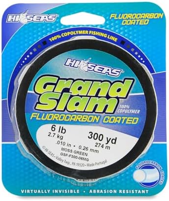 HI-SEAS Grand Slam Fluorocarbon Coated Fishing Line by Hi-Seas