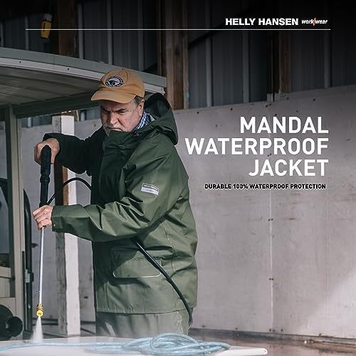 Helly Hansen Mandal PVC Rain Jacket for Men - Image 3