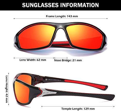 FAGUMA Sports Polarized Sunglasses For Men UV400 Protection - Image 4
