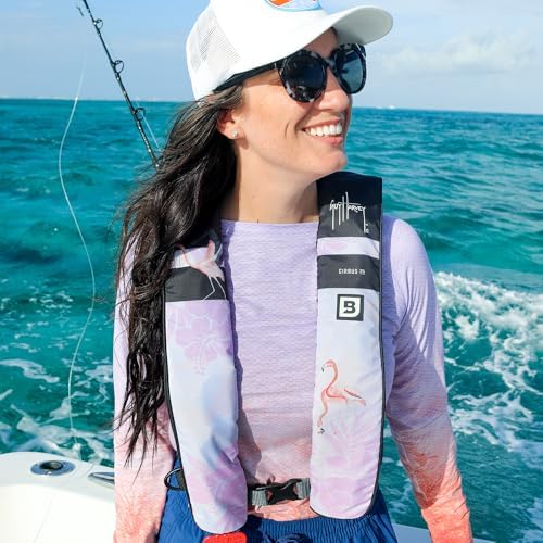 BLUESTORM Cirrus26 Inflatable PFD Life Jackets for Adults | US Coast Guard Approved Automatic Life Vest w/Manual Override Convertibility - Image 2