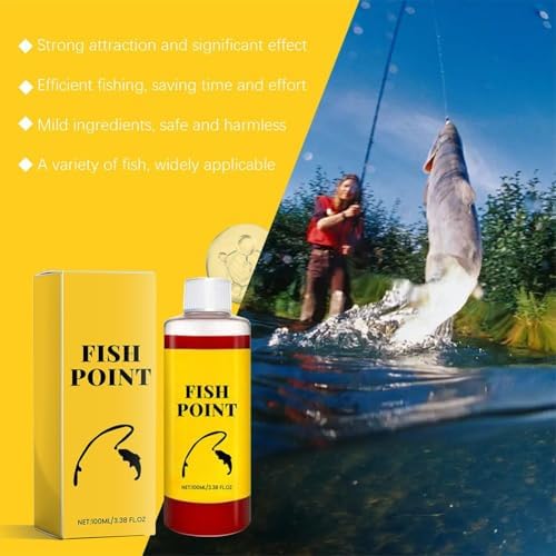 Concentrated Fish Attractant Liquid, Powerful Red Worm Fish Attractants Spray, 100ml Fishing Bait Scent Attractant, Fast-Acting Red Worm Bait Additive for Freshwater Fishing - Image 5