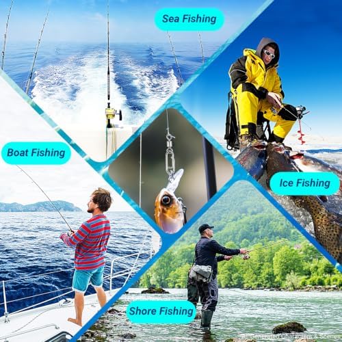 AMYSPORTS Saltwater Stainless Swivels Fishing Lure Connector - Image 7