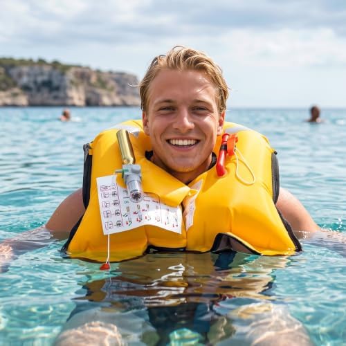 Manual Inflatable Life Jacket,Preserver PFD for Adults,Life Vest for Adults,Supports Weight up to 330 pounds - Image 6