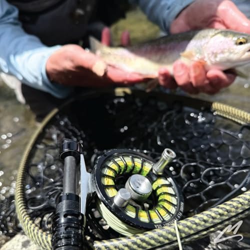 MAVRK USA Fly Fishing Reel | Large Arbor Closed Cage & Micro Reels | Euro Nymph & Floating Line | Ultra Lightweight, High Capacity, CNC Machined, Smooth Drag System - Image 3
