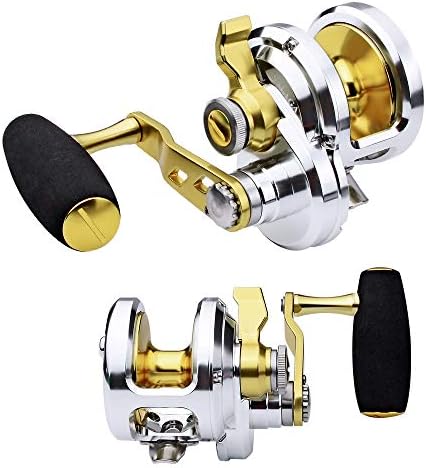 PROBEROS Conventional Reel Trolling Reels - Lever Drag Deep Sea Ocean Big Game Offshore Jigging Fishing Reels by Proberos