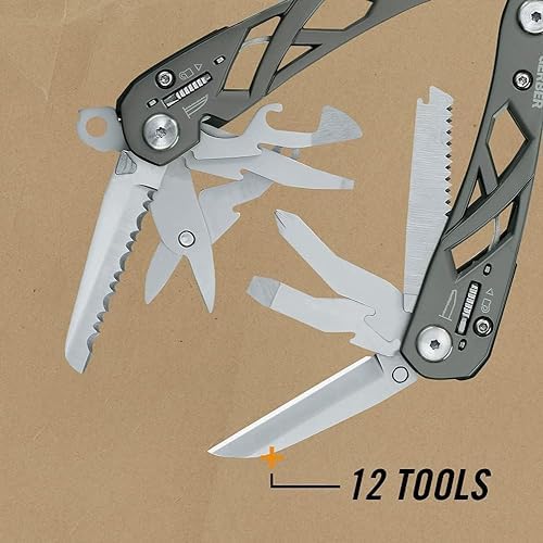 Gerber Suspension NXT 15-in-1 EDC Multitool, Pliers w/ Pocket Knife, Grey - Image 5