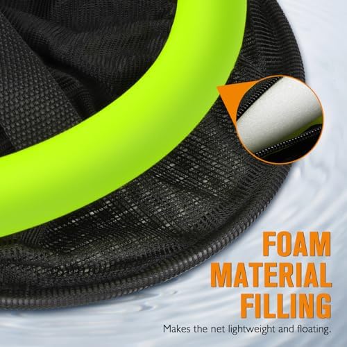 Dovesun Floating Fishing Basket, Collapsible Fishing Net Portable Nylon-mesh | Coated Nylon Net Bait Storage Cage for Keeping Crayfish Minnows Leaches and Other Live Baits - Image 5
