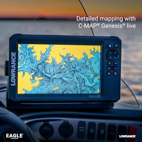 Lowrance Eagle Fish Finder, 4-to-9-inch, Sonar and C-MAP Options - Image 5