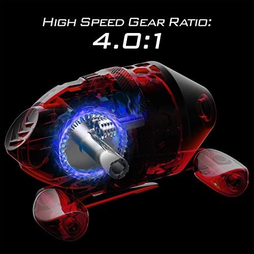 KastKing Brutus Spincast Fishing Reel, Reversible Handle, Easy Push-Button - Image 5