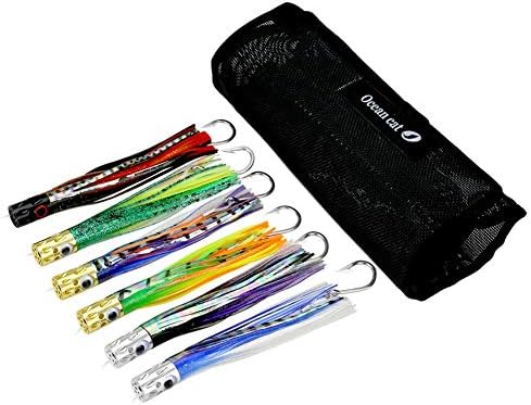 OCEAN CAT Saltwater Trolling Lure for Marlin Tuna Mahi Dolphin Durado Wahoo Trolling Lures Free Mesh Bag Offshore Big Game Lures by OCEANCAT