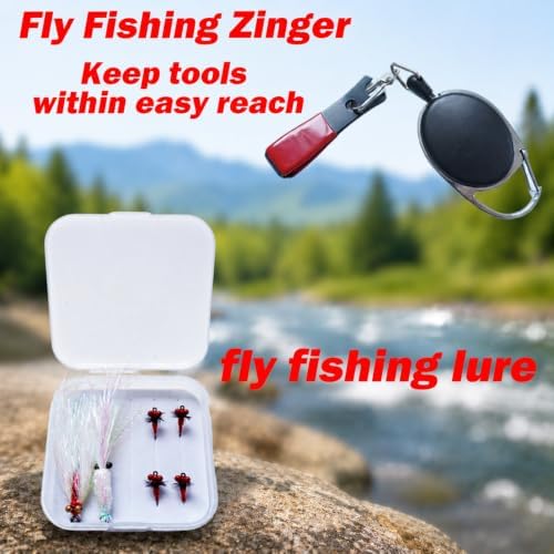Fly Fishing Rod Combo, 4 Piece Portable 5/6WT Fly Rod with Extra Spare Tip, Pre-Loaded Fly Reel and Fly Line with Flies, Complete Starter Kit for Trout, Bass and Freshwater Fishing - Image 6