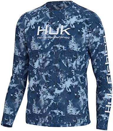 HUK Men's Pursuit Vented Long Sleeve Fishing Shirt (+30 UPF) by HUK