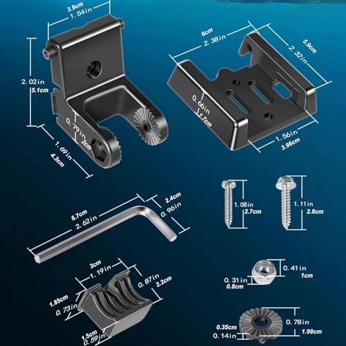 Transom Mounting Hardware Kit 7400931 for XHS Model Skimmer Transducer Fishing Accessories - Image 2