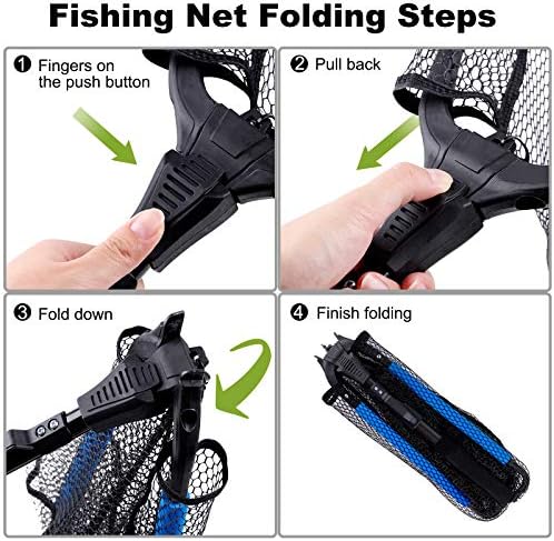 PLUSINNO Fishing Net Fish Floating Landing Net with Handle - Image 6