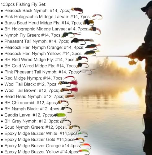 Fly Fishing Flies Assortment Kit - Image 4