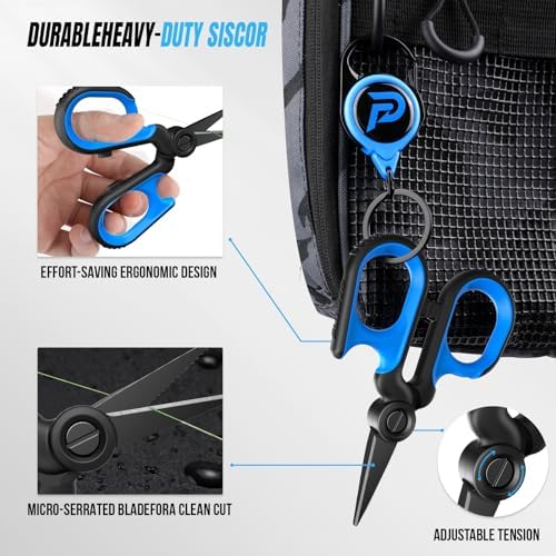 PLUSINNO Fishing Gear, Fishing Tools, Fishing Accessories, Corrosion Resistant Fishing Pliers Kit, Fishing Knife, Floating Fish Lip Gripper Fishing Gifts for Men, Gifts for Fishermen - Image 4