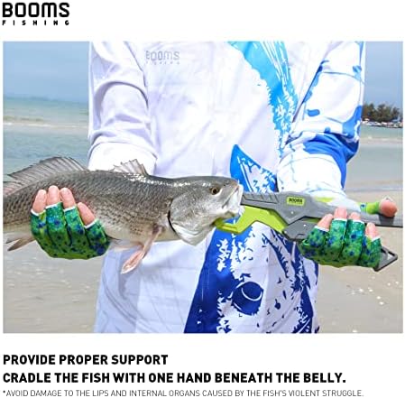 Booms Fishing Gear and Equipment: 6pcs Fishing Tools Kit with Needle Nose Pliers, Fish Gripper, Scissors, 24" Ruler, Retractor & Lanyard - Saltwater Fishing Tackle Accessories Gifts for Men, TK1 - Image 4