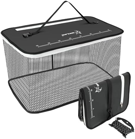 SANLIKE Floating Collapsible Fish Basket Live Minnow Storage Cage by SANLIKE