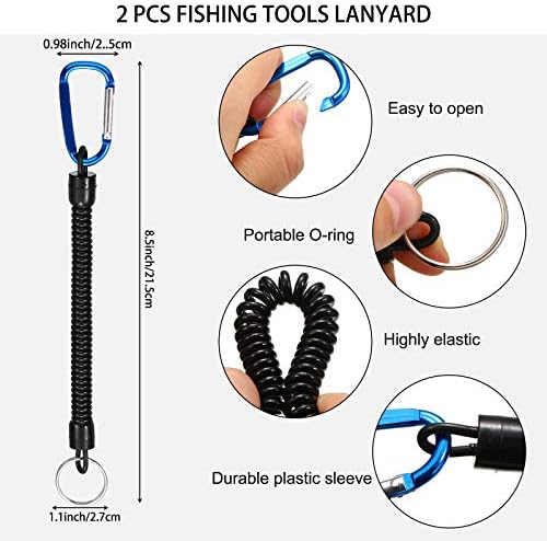 Honoson Fishs Hook Remover Tools Kit Include 1 Pcs Handheld Digital Fish Scale and Fishing Hook Remover Tool and Fish Lip Gripper and Fishing Plier with Sheath and 2 Pcs Fishs Tool Lanyards - Image 4