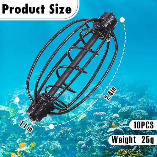 SiliFine 10 Pcs Method Feeders Carp Fishing - Image 2