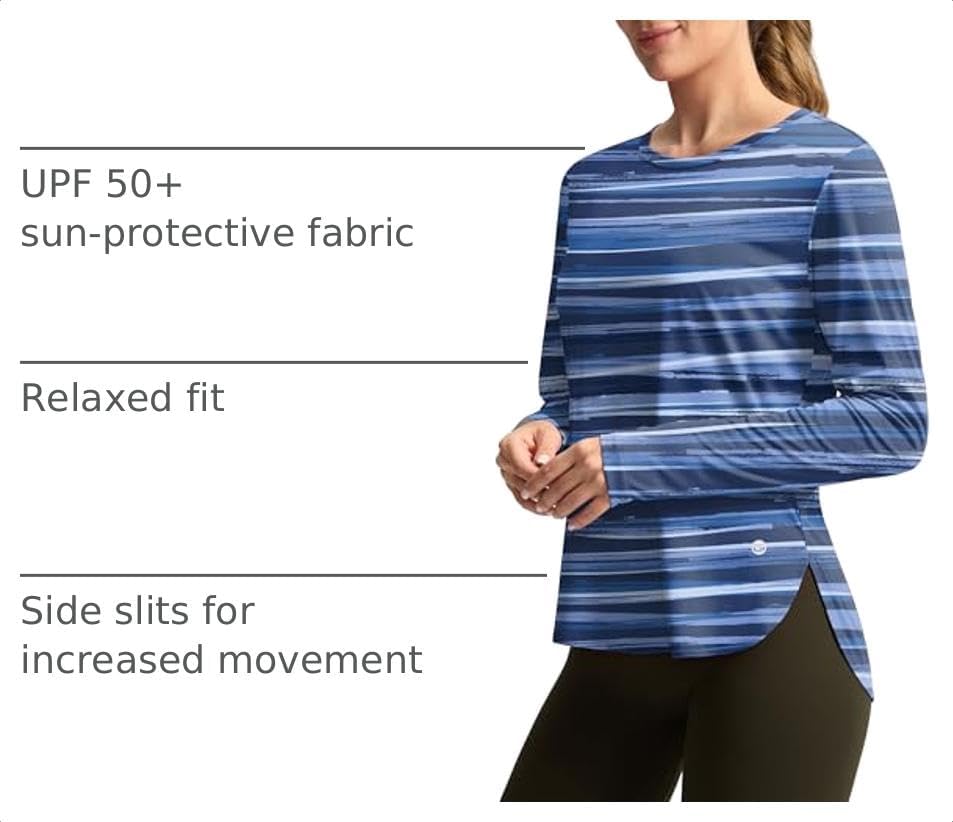 G Gradual Women's Sun Shirts UPF 50+ Long Sleeve Workout Hiking Tops - Image 4