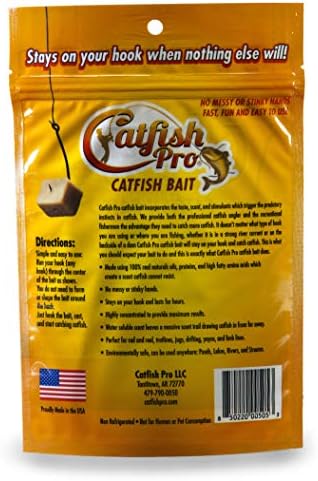 Catfish Pro Catfish Bait - 10oz Bag with 80pcs | Irresistible Scent for Catfish | Mess-Free, Stays On Your Hook When Nothing Else Will | Great for Rod, Reel, Trotline, Jugs & Yoyos Fishing - Image 6