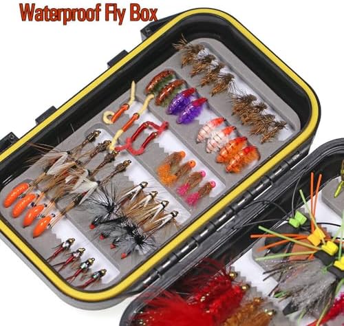 70pcs Fly Fishing Flies Assortment Kit with Waterproof Fly Box - Image 6