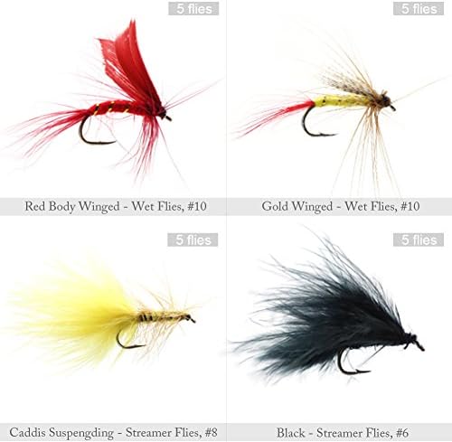 Croch 120pcs Dry/Wet Flies Box Set - Mix Designs Fishing Lure for Bass, Salmon, Trout - Floating/Sinking Assortment with Waterproof Fly Box - Image 5