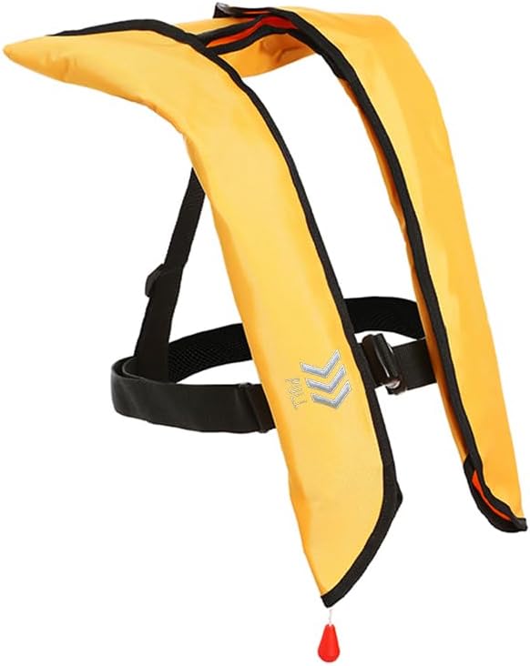 Automatic Inflatable Life Jacket|Life Vest for Adults|PFD Low Profile|Supports up to 330 lbs(YSH709) by morinokawau