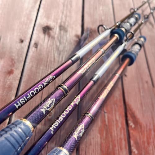 GOOFISH® Monster DEEP-7ft(213cm) Length PE4-7 Jig 200-700g Japan Fuji Solid Nano Slow Pitch Jigging Rod - Image 3