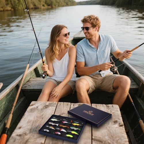 Fishing Lures Kit for Bass, 15PCS Swimbaits Crankbaits Fishing Tackle Set - Image 5
