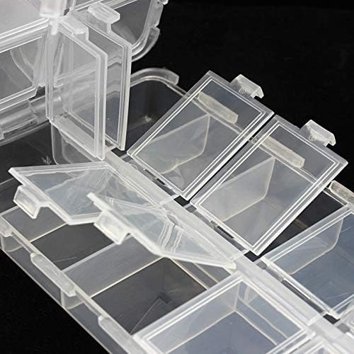 Premium 20 Compartments Tackle Boxes, Tackle Utility Boxes, Plastic Box Storage Organizer Box Adjustable, Fishing Tackle Storage Box Organizer - Image 5