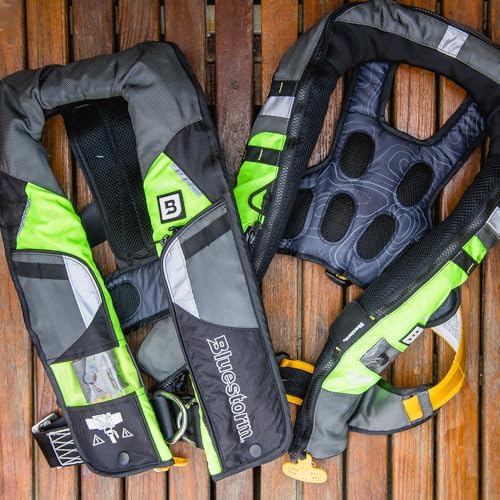 BLUESTORM Stratus 35 Inflatable Life Jacket PFD for Adults | US Coast Guard (USCG) Approved Automatic Self Inflating Life Vest Preserver with Manual Ripcord - Image 5