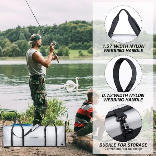 Goture Insulated Fish Cooler Bag, 840D TPU Leakproof Fish Kill Bag - Image 4