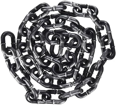 Fun World Mens 74" Chain Links, Multicolor, Standard US - Image 2