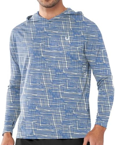 NORTHYARD Men's Sun Hoodie Long Sleeve Fishing Shirts UPF 50+ Rash Guard by NORTHYARD