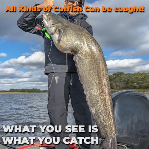 Catfish Rigs Catfish Float Rigs Catfishing Tackle Santee Rig 5/0 6/0 Circle Hooks for Peg Floats Catfish - Image 4