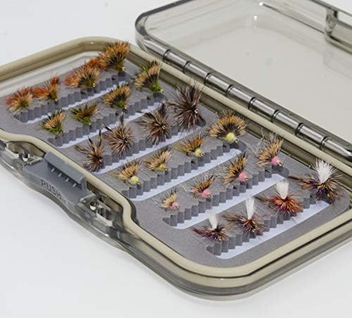 Outdoor Planet Premium Fly Fishing Flies Assortment, 12/24 /48 /66pcs Dry/Wet/Nymph/Streamer Flies, Trout/Bass/Panfish/Salmon Fishing Flies by Outdoor+Planet