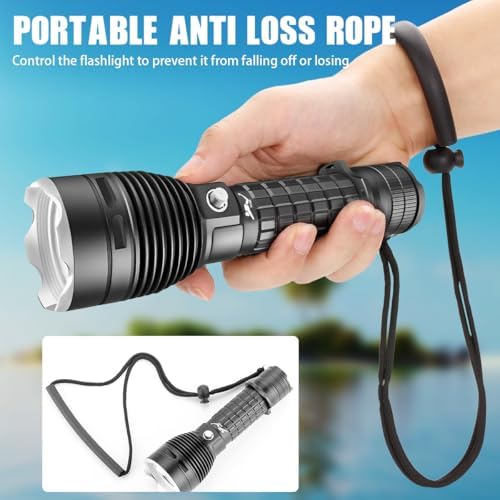 3000LM IPX8 Waterproof Diving Flashlight 3 Modes Scuba Light - Image 4