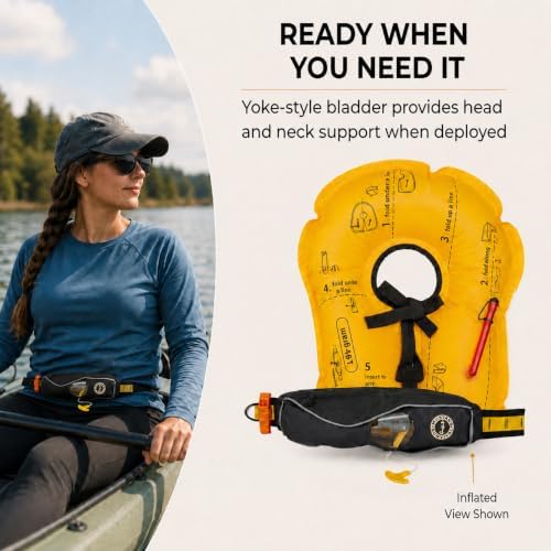 Mustang Survival Manual Inflatable PFD Belt Pack, Fluid 2.0 - Image 4