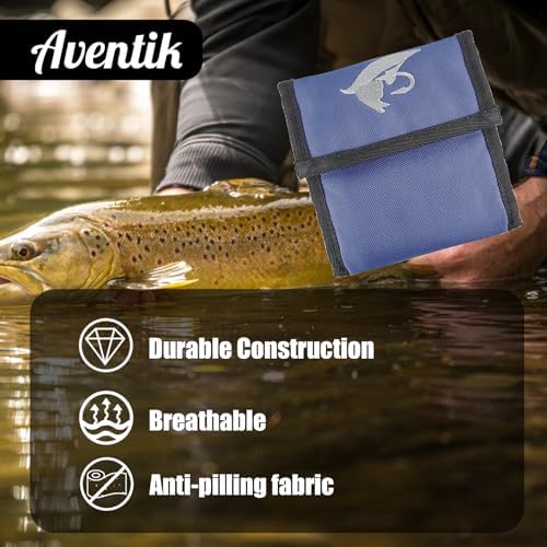Aventik 10 Pockets Fishing Tackle Binder LeaderTippet Line Leader Wallet - Image 6