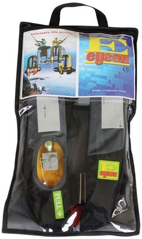 Top Safety Adult Life Jacket with Whistle - Manual Version Inflatable Lifejacket Life Vest Preserver PFD for Boating Fishing Sailing Kayaking Surfing Paddling Swimming - Adjustable Life Saving Vest - Image 7