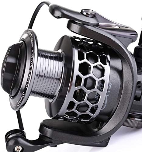 Sougayilang Fishing Reel 13+1BB Light Weight Ultra Smooth Aluminum Spinning Fishing Reel with Free Spare Graphite Spool - Image 4